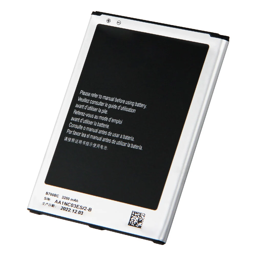 NEW Replacement Battery B700BC For Samsung Galaxy Mega 6.3 8GB I9200 B700BE Phone Battery 3200mAh