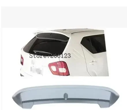 Hot sale ABS Primer unpainted Color Car Rear Roof Spoiler For Suzuki  Ignis 2016 2017 2018