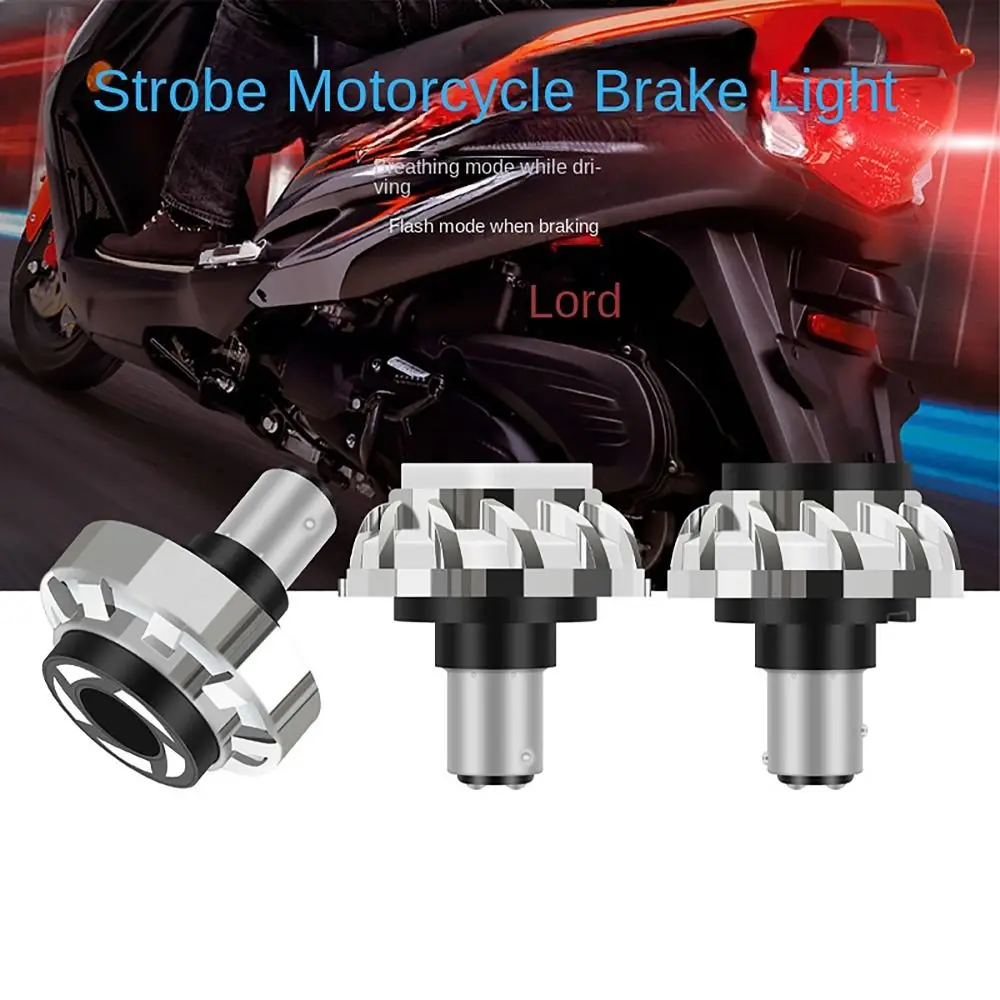 Angel Eye Tail Motorcycle Warning Lamp RGB with Flash Motorcycle Modified Tail Brake Rear Lights High Brightness