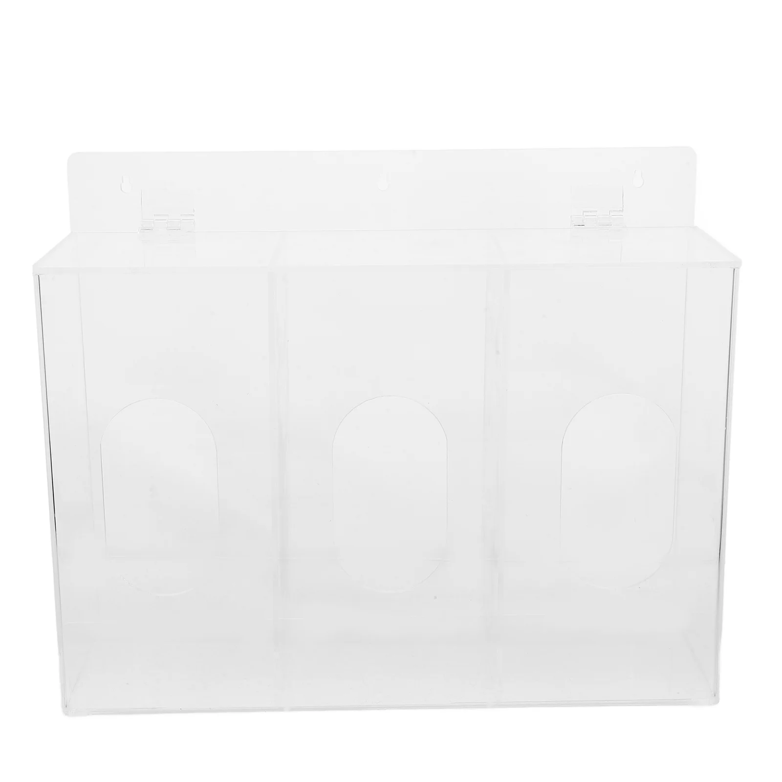 Glove Storage Box Gloves Dispenser Wall Mask Holder Facemasks Facial Mount Acrylic for Black Accessories