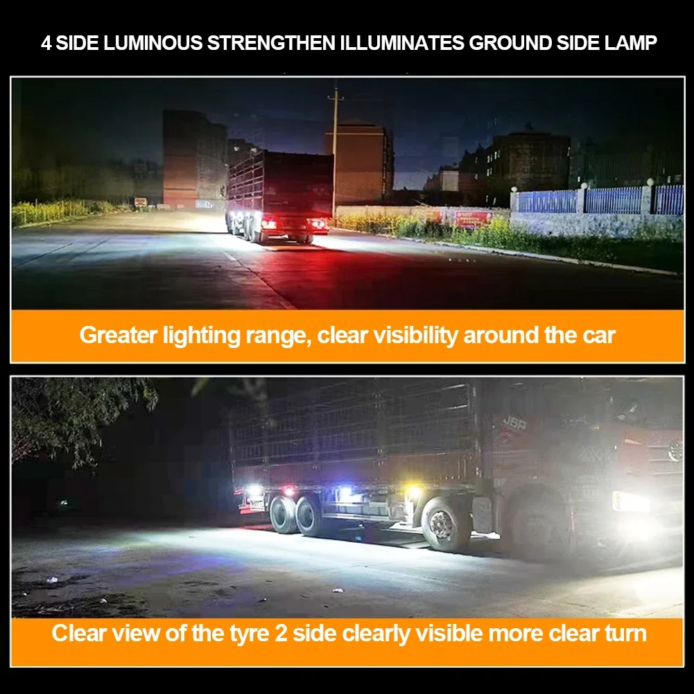 24V Truck Side Marker Indicator 42LED Super Bright Lights Waterproof Position Lamp For Off-Road Truck Trailer