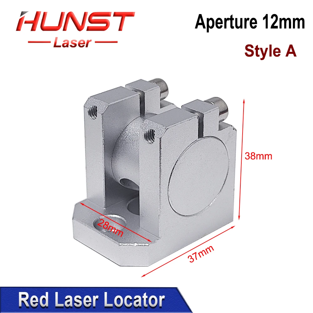 Hunst Red Laser Locator Laser Module Parts Diameter 12mm Lamp Holder For CO2 Fiber Optic UV Marking Machine