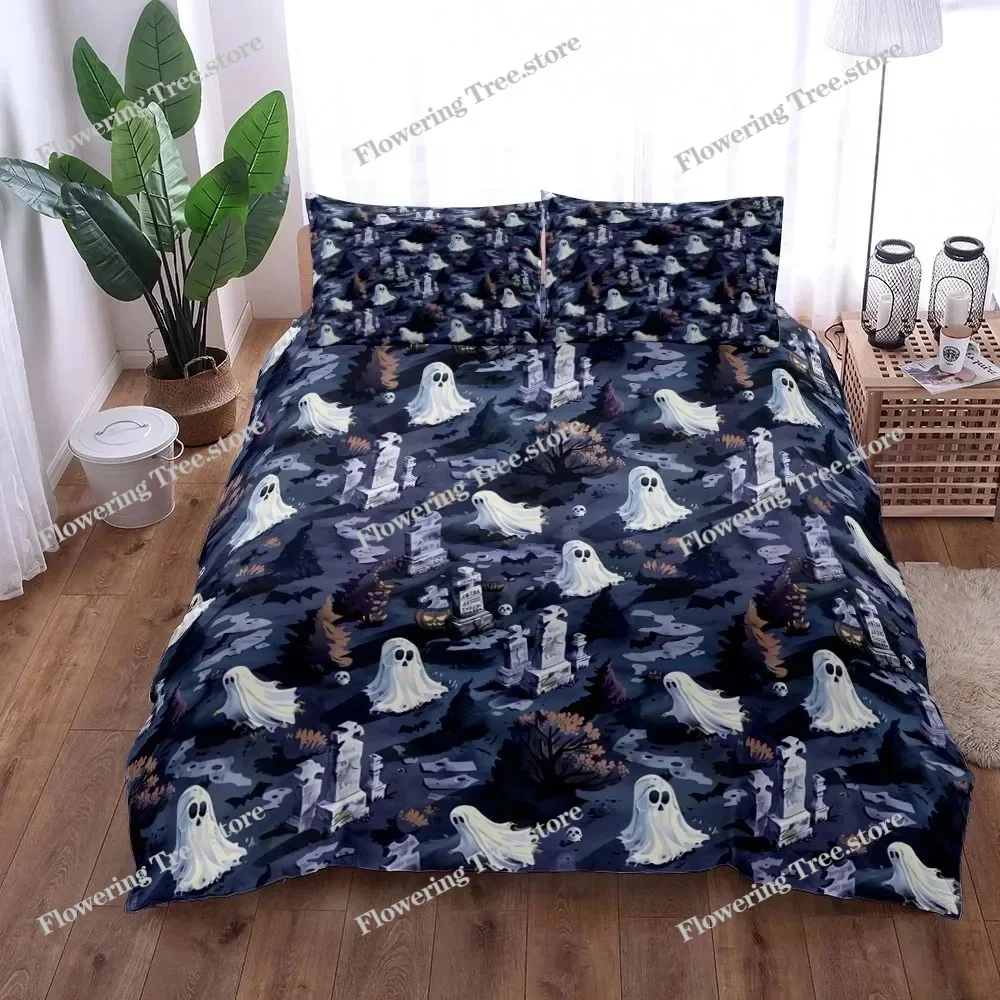 Halloween Pumpkin Horror  Duvet Cover Set EU Single Double King US Twin Full Queen Size Bed Linen Set
