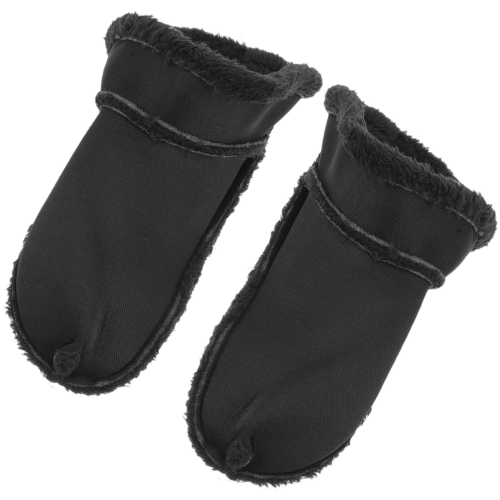 Thickened Soft Plush Covers Warm Shoe Inserts Slippers for Women Winter Fuzzy Mens Sandals Hole Cotton