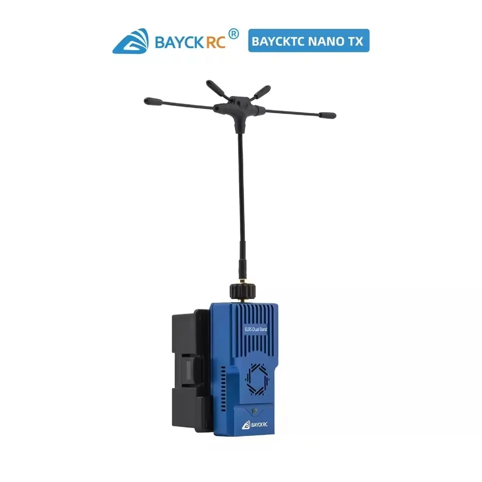 BAYCK Nano ELRS TX 모듈 - 915MHz/2.4GHz 1W 듀얼 밴드, 냉각 팬, FPV 레이싱 드론용 장거리