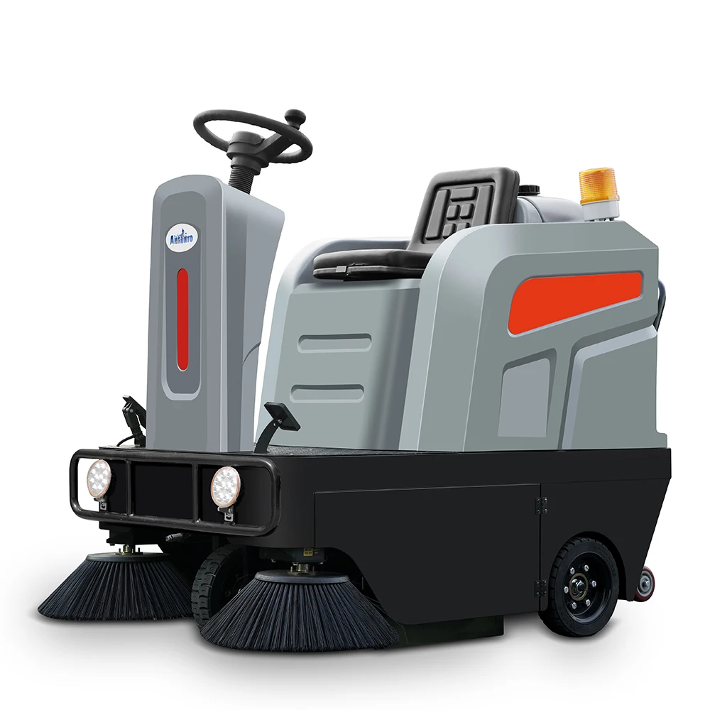 Hot Sale Automatic Industrial Ride On Electric Street Road Floor Sweeper Machine