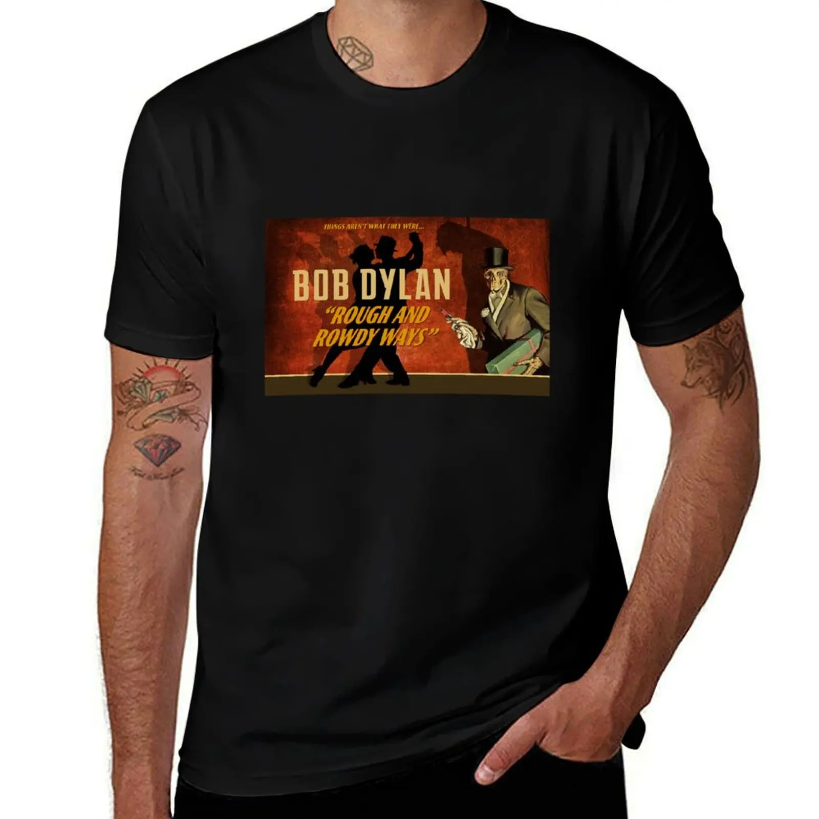 ROUGH AND ROWDY BOBDYLAN 2023 T-Shirt Classic Crew Neck Cotton T-Shirt