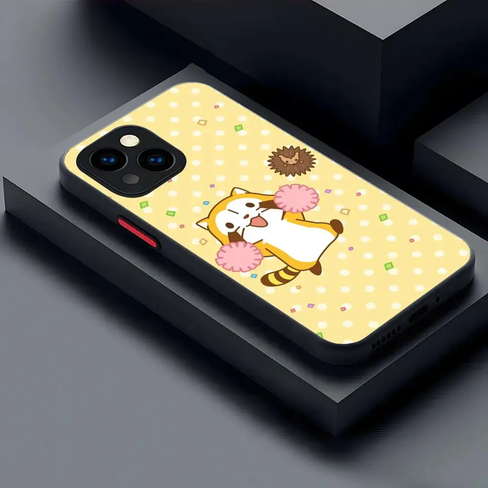 Raccoon Rascal casing ponsel Matte transparan, penutup belakang 16 15 IPhone 12 11 13 Pro Max X XR XS 8 SE Mini Plus