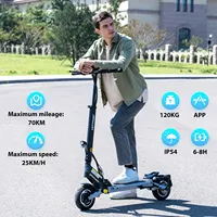 HITWAY H6 Folding Electric Scooter, 48V 15.6Ah Battery, 8.5-Inch, App-Controlled E-Scooter, CE Certified Wholesale Europe & UK