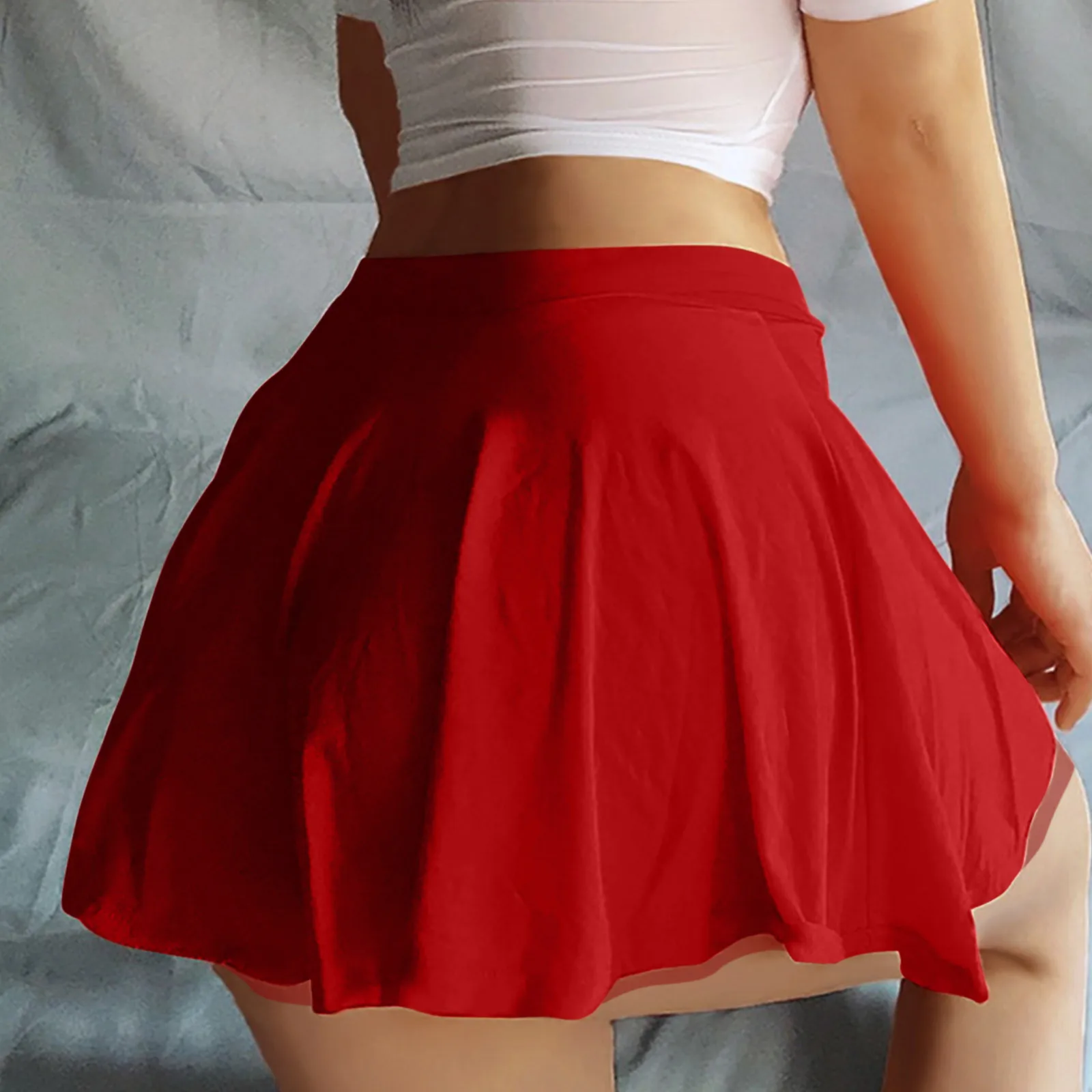 Ruffled Ultra Mini Sexy Women Skirt Hot Short Dance Lady Party Club Wear Lingerie Wrapped Hip Erotic Super Mini Skirts