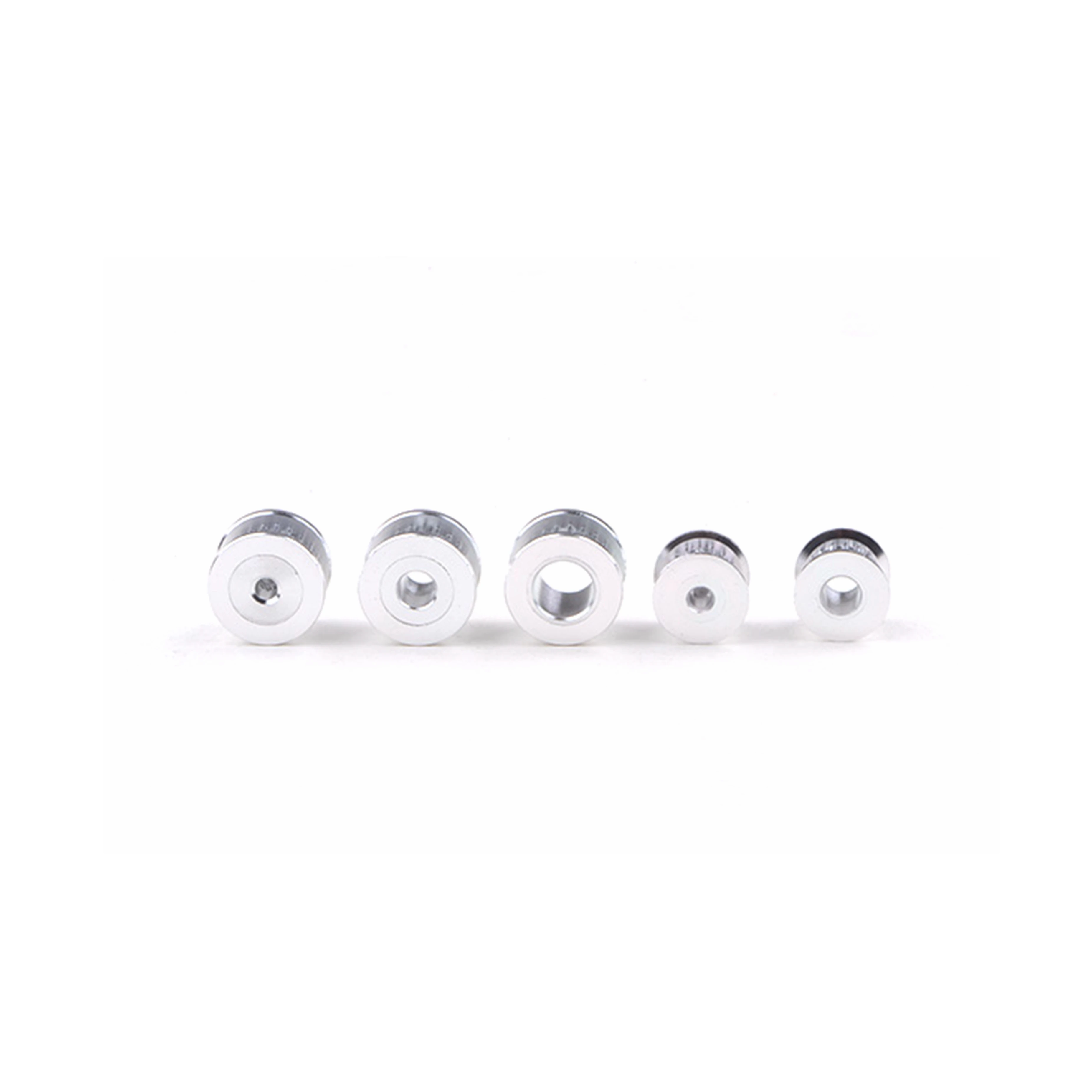 5pcs/lot, H Type 2GT Timing Pulley for 6mm Wide Belt 16 20 Teeth 5mm 6.35mm 8mm Bore without Screw Hole