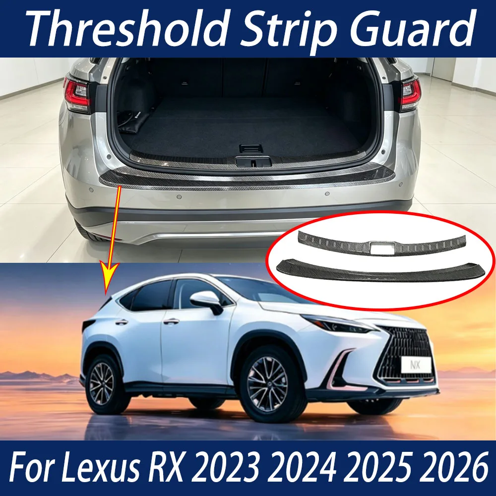 Threshold Strip Guard for Lexus RX 2023 2024 2025 2026 All Inclusive Trunk Door Sill with Scratch Resistant Strip Accessories