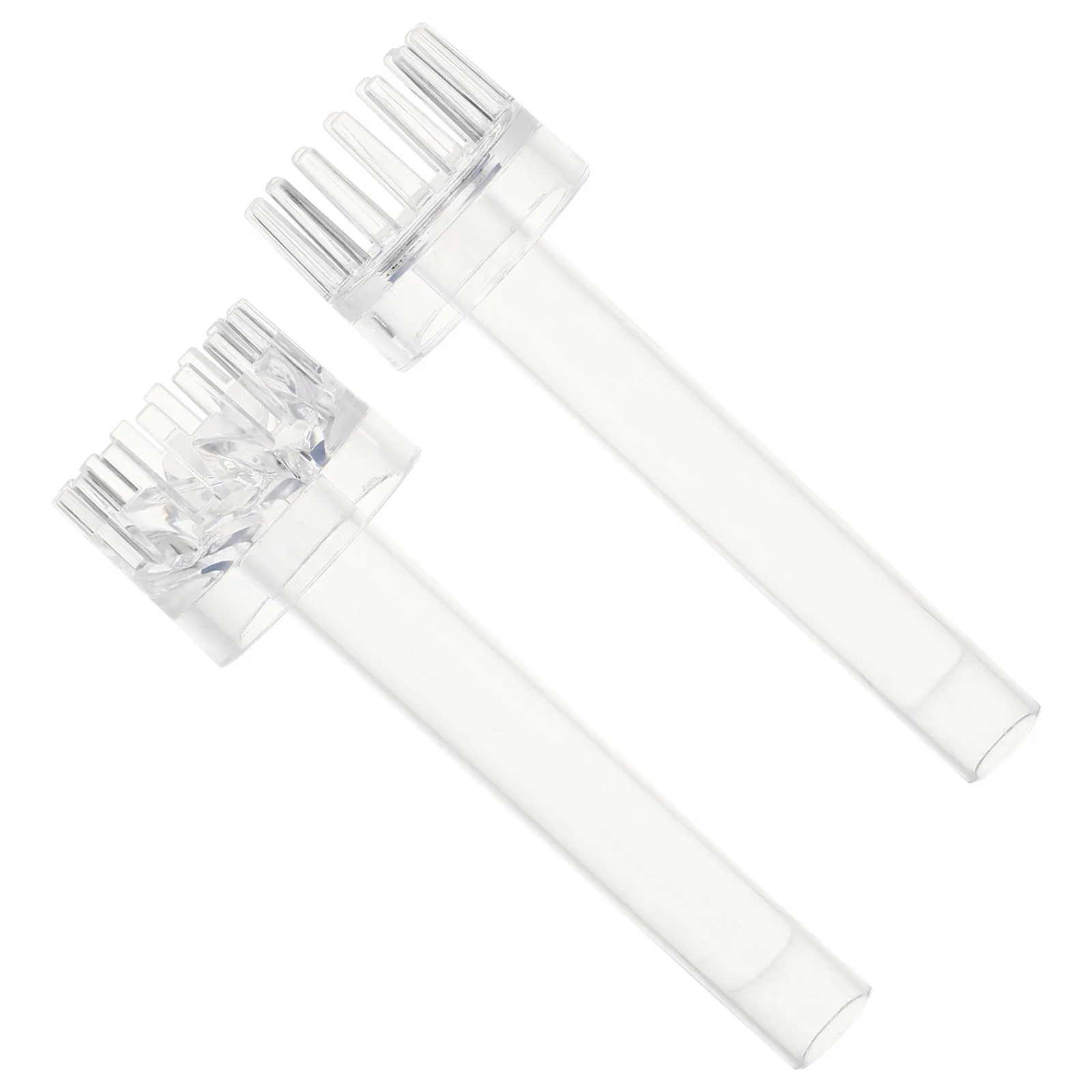 

2pcs Flower Basket Filter Transparent Aquarium Oil Film Skimmer For Home Fish Tank Cleaning Durable Water Circulation Tool