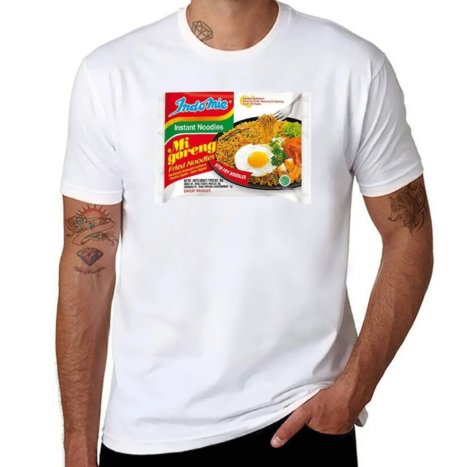 Indomie Original Flavour T-Shirt man t shirt designer t shirt men 100% cotton luxury brand T-Shirt