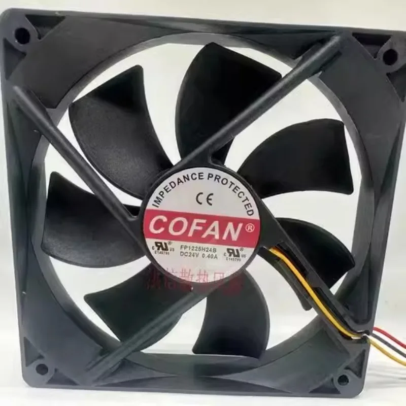 

New CPU Cooler Fan for COFAN 12025 FP1225H24B DC24V 0.40A Inverter Cooling Fan 120*120*25MM