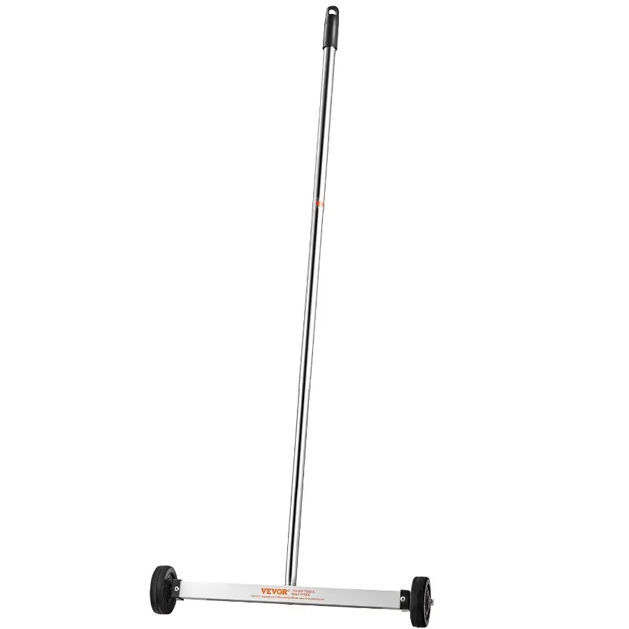 

Magnetic Sweeper with Wheels 17inch Mini 10 lbs Capacity Adjustable Handle