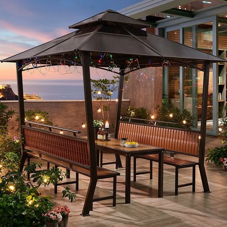 

Уличный павильон, вилла, двор, сад, пергола-тент, павильон с солнцезащитными панелями, европейский уличный парк, терраса, навес