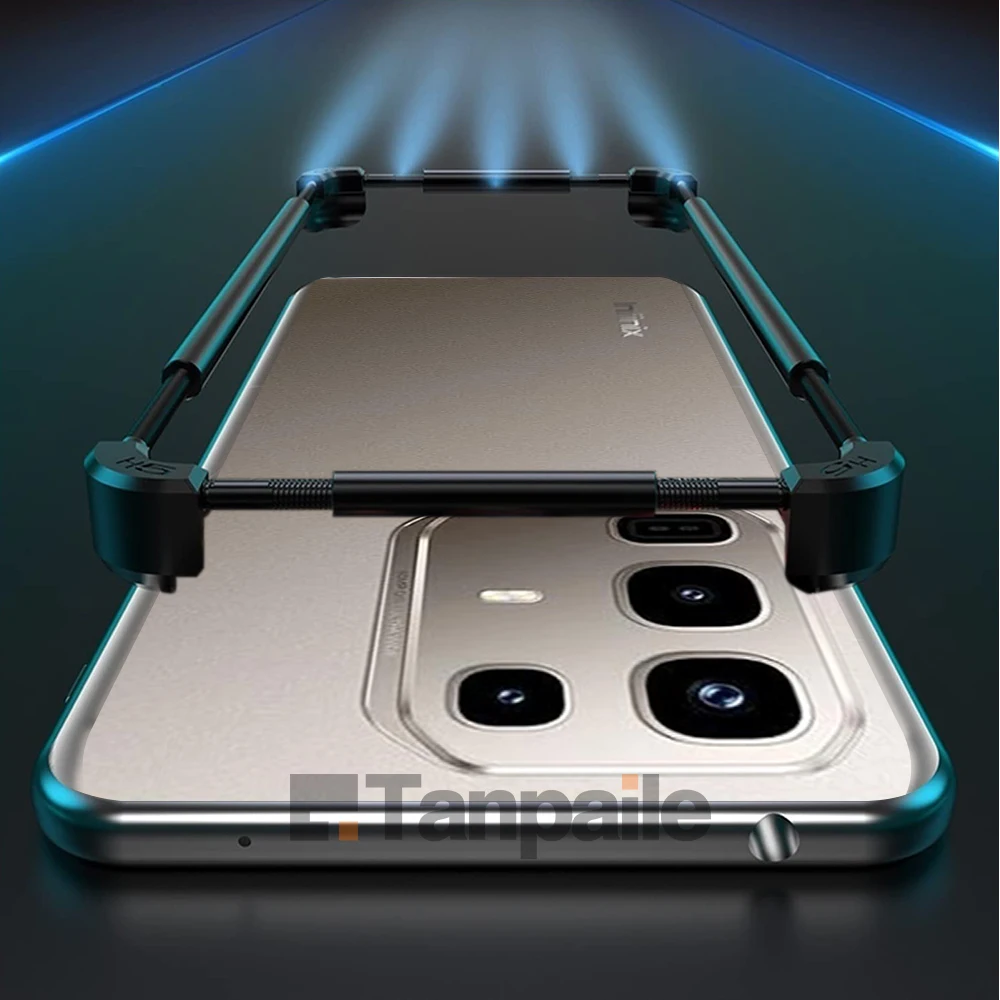 Bordo paraurti in metallo alluminio per Infinix Note 50 Pro+ 50X Custodia con telaio di bloccaggio antiurto