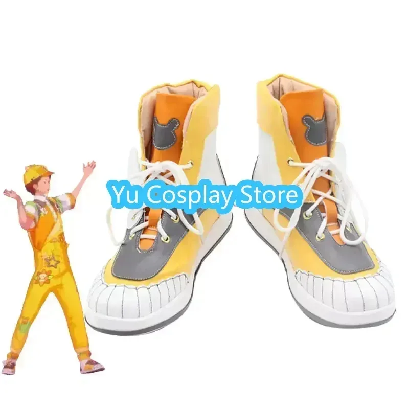 AIAI 2025Yu- 게임 앙상블 스타 나구모 테토라 PU 가죽 신발 할로윈 카니발 부츠 코스프레 소품 Custo