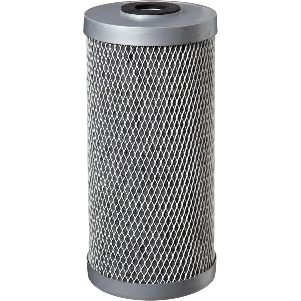 Cartucho de repuesto de filtro de agua con bloque de carbón moldeado para toda la casa de 10 pulgadas