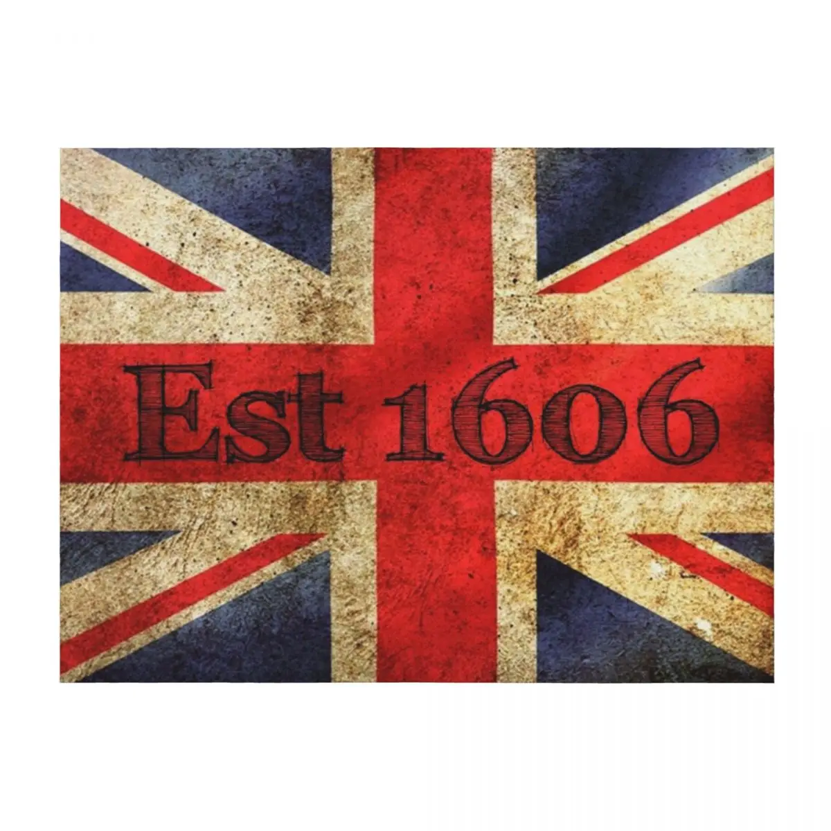 

Vintage Union Jack Throw Blanket Flannels blankets ands Plaid Blankets