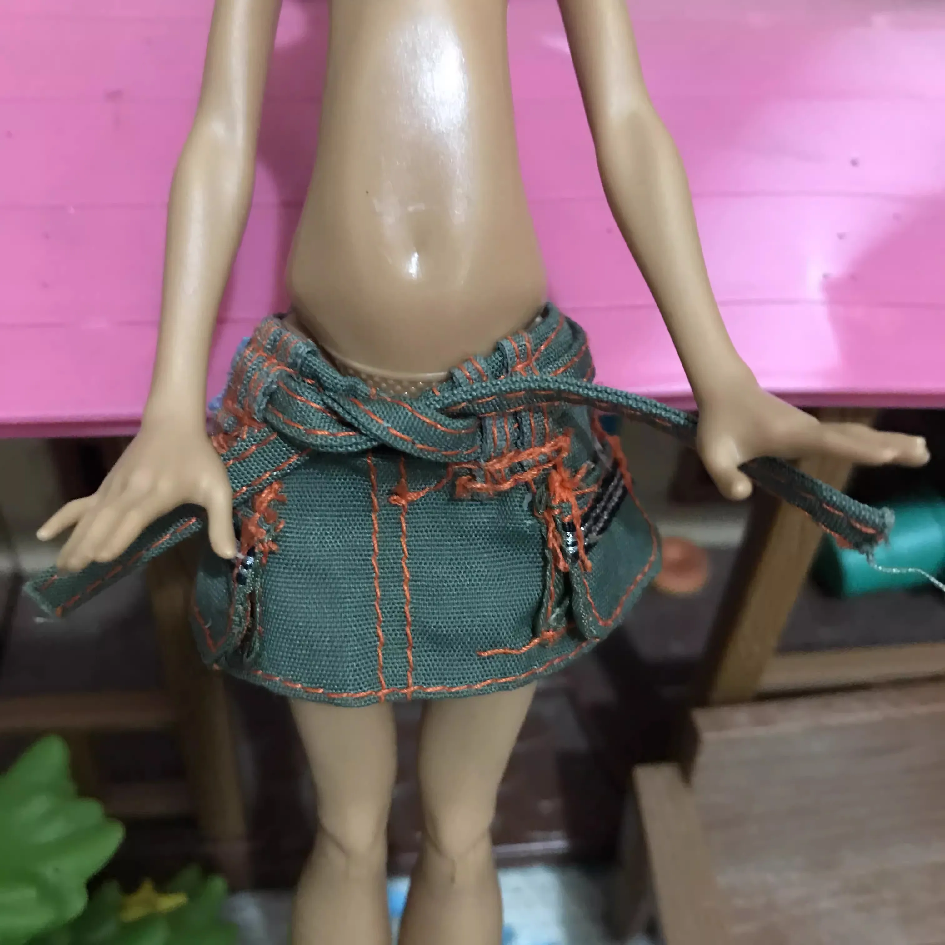 1/6 clothes monsters high school children high ob11 casual clothes suit skirt cangku wozui view 3
