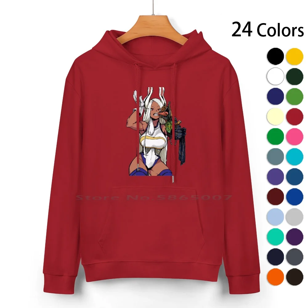 - Rabbit Hero : Mirko Pure Cotton Hoodie Sweater 24 Colors Get Tags Mha Boku No Hero Academia Anime Manga Bnha Mirko Bnha