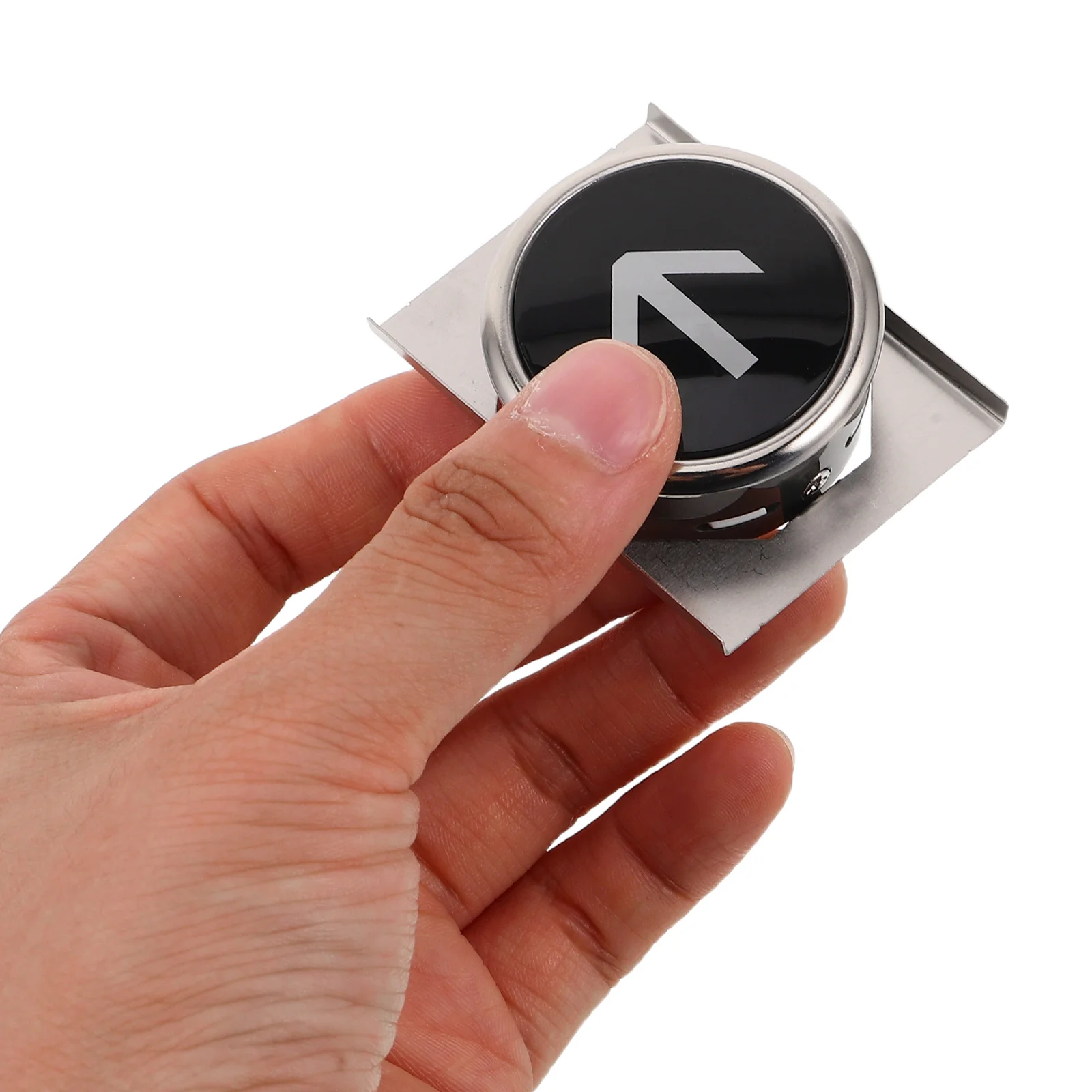 Suku Cadang Pengganti Tombol Tekan Lift Logam Bulat Asli Untuk Panel Kontrol Presisi Lift Komersial yang Halus