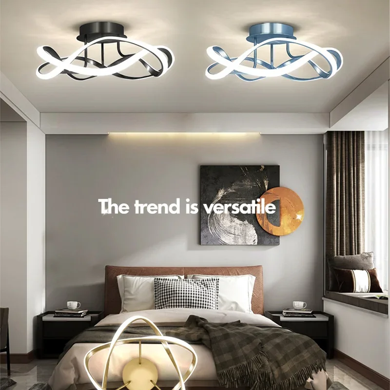 

Modern LED Ceiling Lamps for Living Dining Room Corridor Bedroom Birdcage Ceiling Chandeliers Indoor Home Decor Lighting Fixture