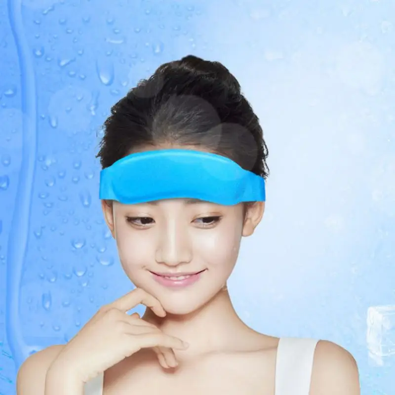 NEW Gel Hot Cold Therapy Headache Migraine Relief Cap Ice Cap For Relieve Pain Head Wrap Ice Pack Therapy Cold Pack Ice Headband