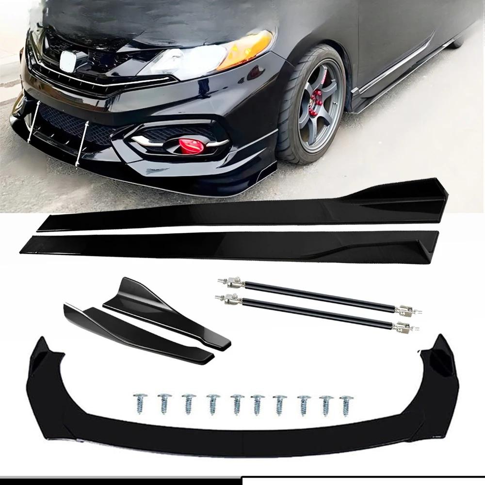 

For Honda Civic SI Sedan Coup Front Splitter Bumper Lip Spoiler Bod K Side Skirt United States