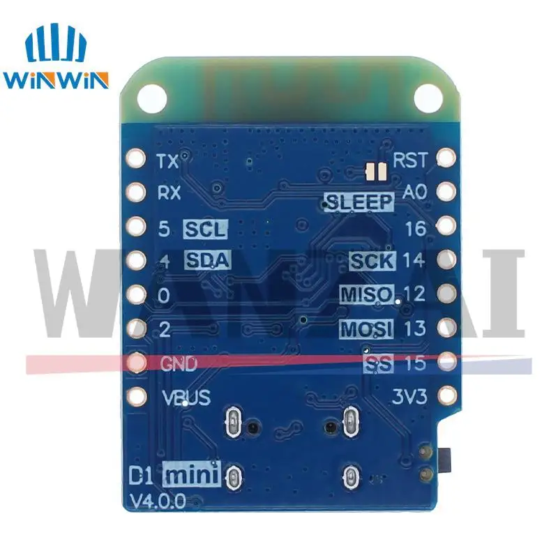 Wemos d1 mini v4.0.0 TYPE-C usb wifi internet of things board basiert esp8266 4mb micro python nodemcu arduino kompatibel – Detail 3
