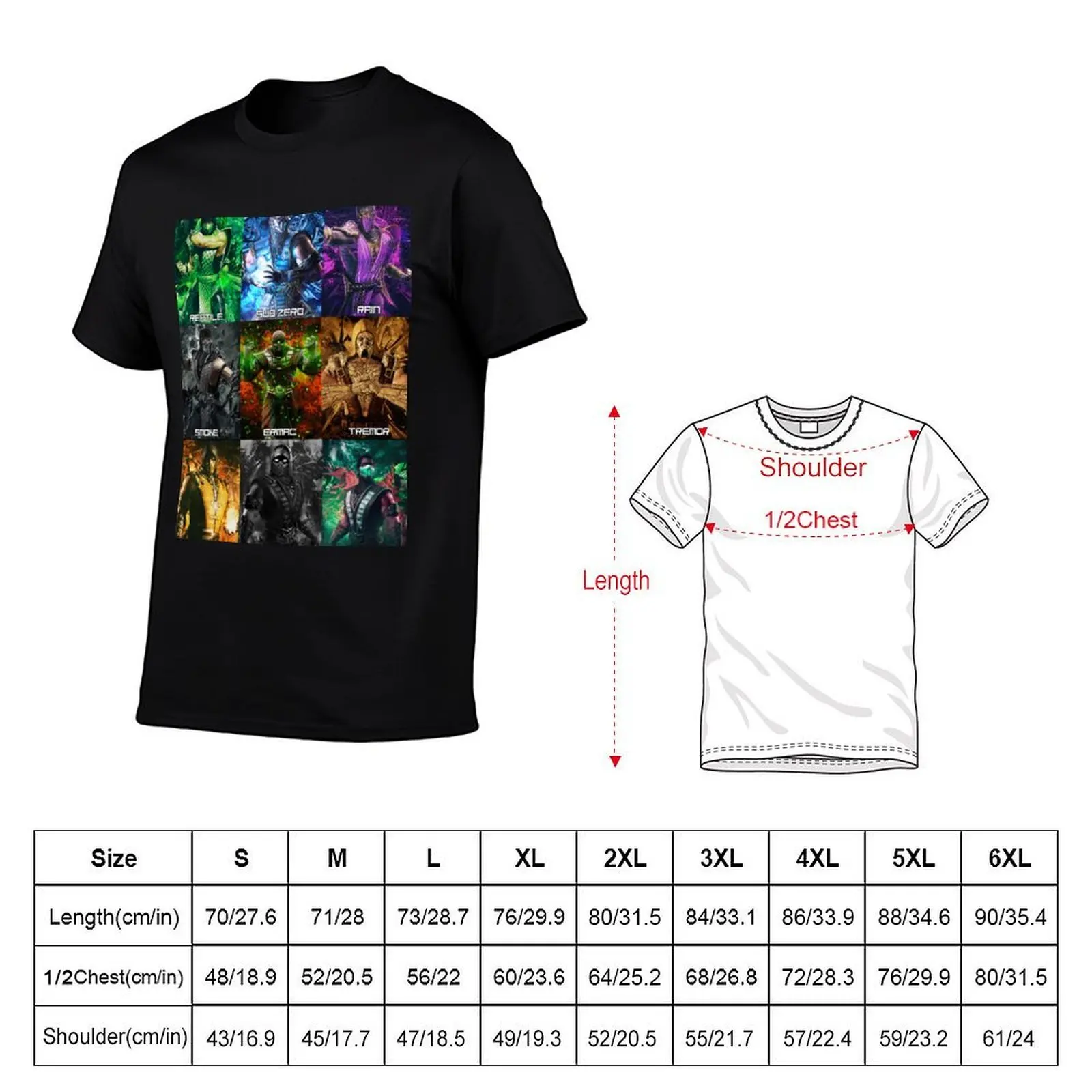 MK 9 klassic ninjas T-Shirt essential t shirt man t shirt designer t shirts designer T-shirt