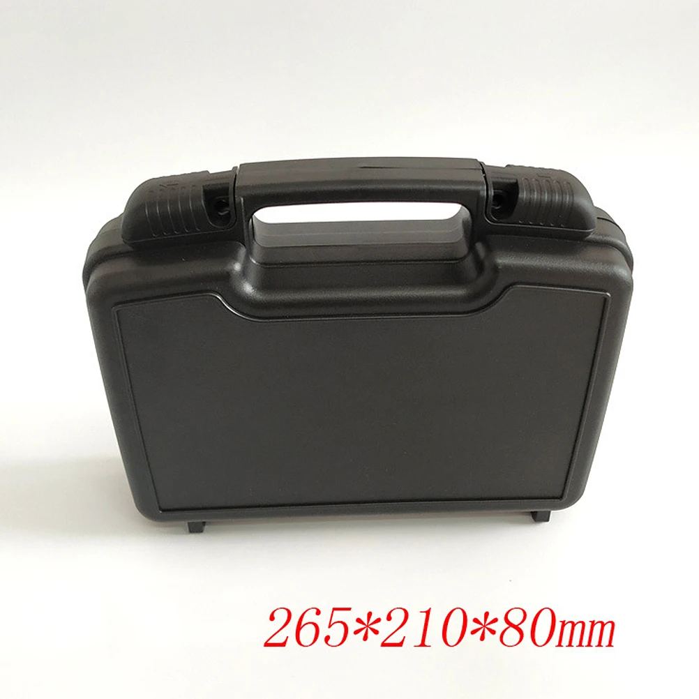 

High-Quality Metal Tool Portable Storage Case For Power Tools Repair Durable Iron Box With Tray Black Classic Design For Diy