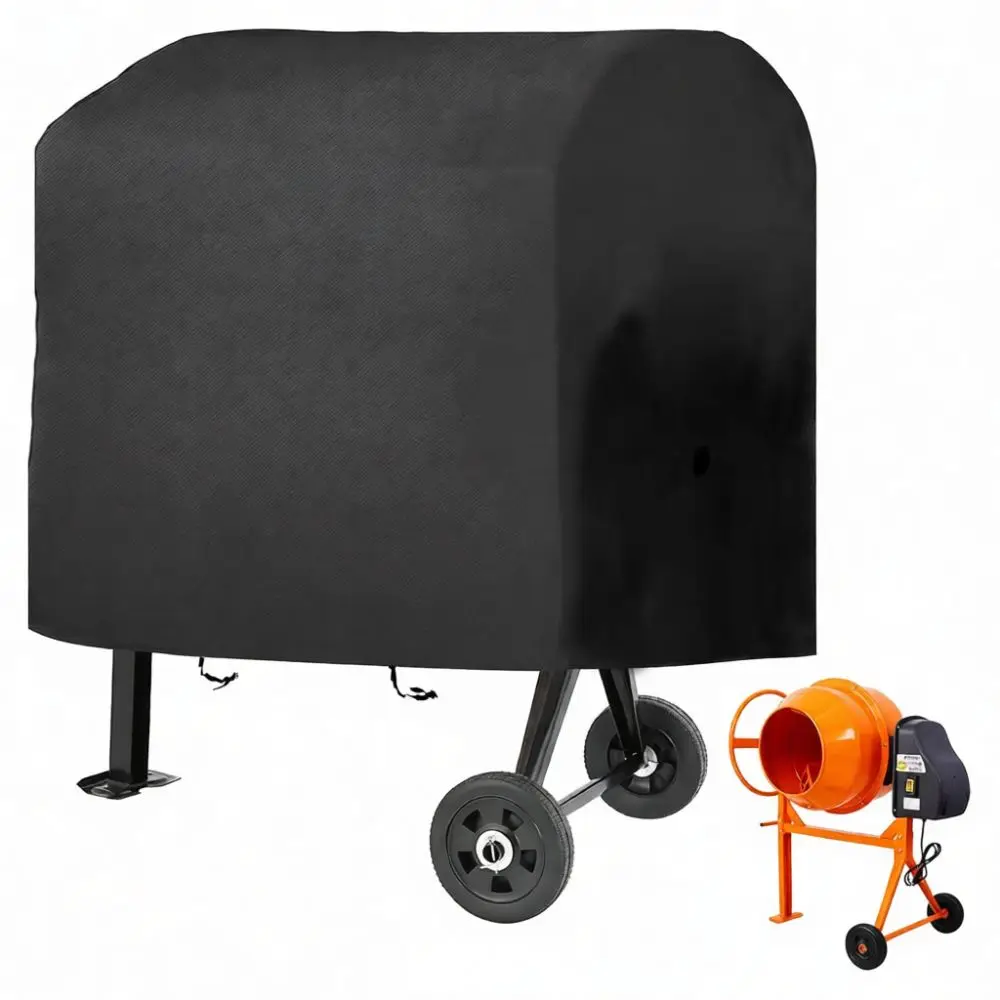 Durable Outdoor Concrete Mixer Cover Waterproof Dust Guard Weatherproof Oxford Fabric Shield Storage Protector Case