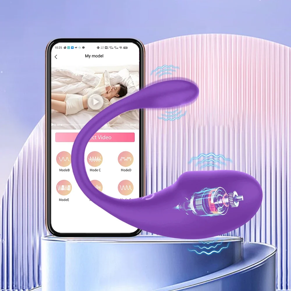 APP kontrol nirkabel Vibrator G Spot vagina Anal bergetar pemijat telur celana dalam Stimulator dapat dipakai mainan seks dewasa untuk wanita