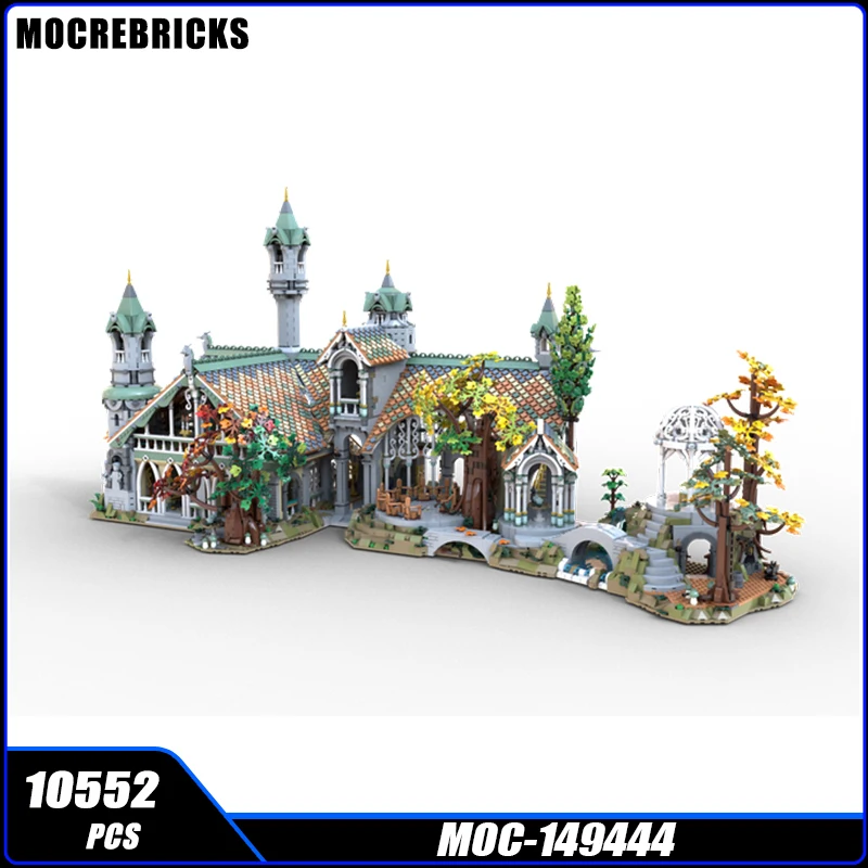 

Medieval Serie Extension Street View Building Block DIY Model MOC-149444 Collection Experts Originality Education Brick Toy Gift