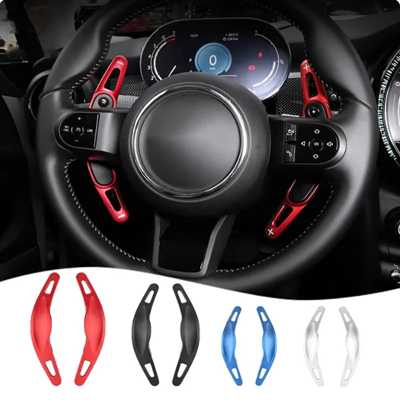 

For Mini Cooper F54 F55 F56 F57 F60 Auto Parts antirust Aluminium alloy Car Steering Wheel Shift Paddle Shifter Extension 2pcs