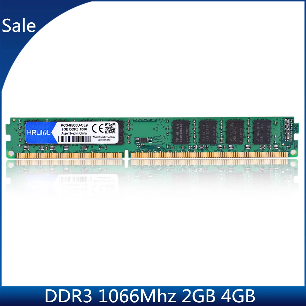 Memory RAM DDR3 2GB 4GB 1066 1066mhz PC3-8500U PC3-8500 Desktop Computer PC RAM Memory Memoria DIMM 2G 4G