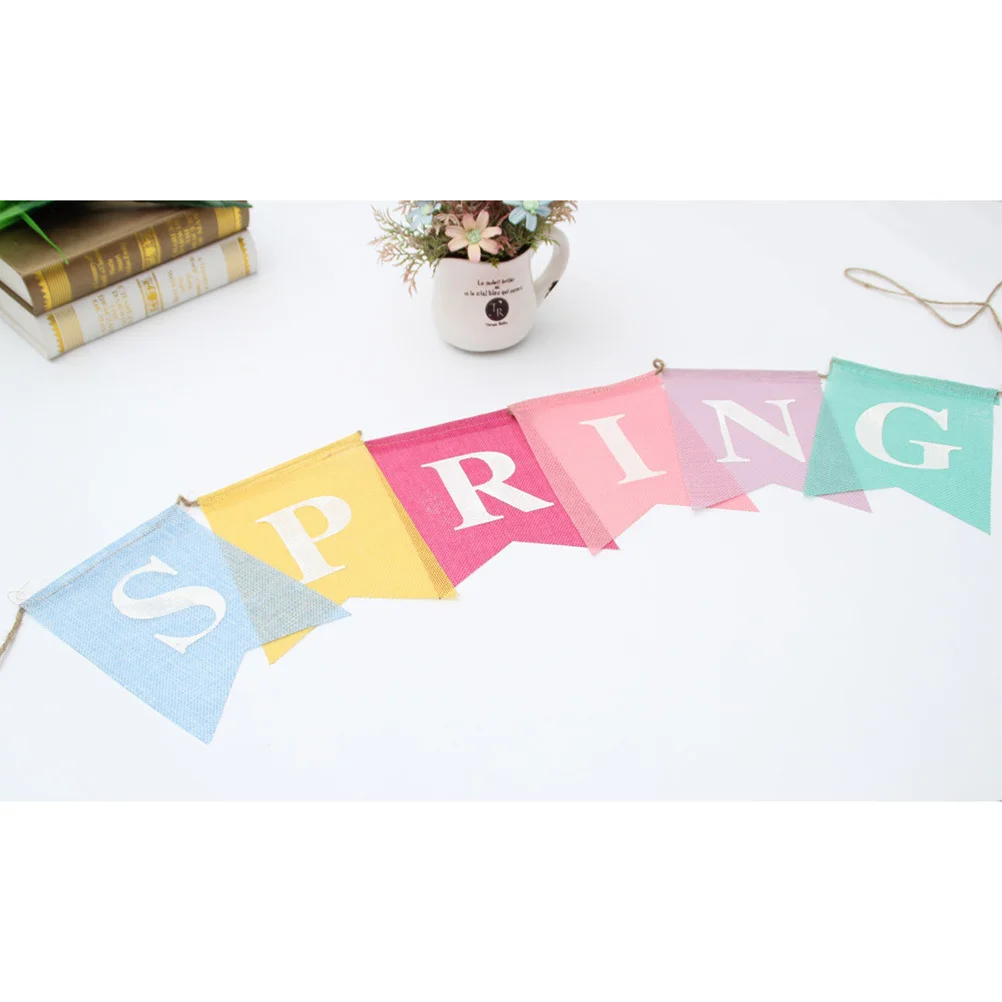 

bunting banner banner flags linen banner linen bunting banner party banner