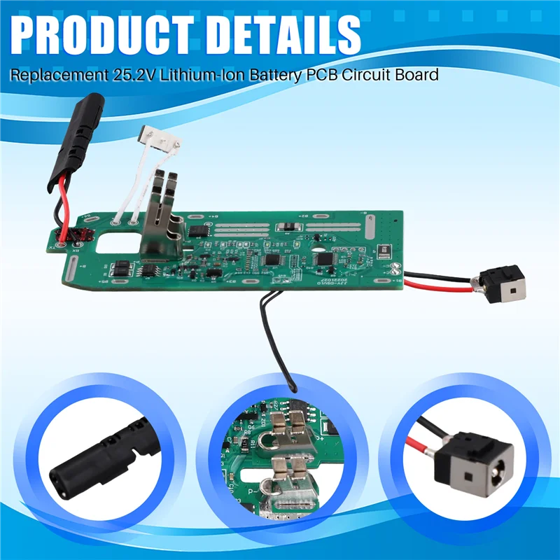 TCF-Voor Dyson V10 Batterij Printplaat Li-Batterij Opladen Bescherming Printplaat Voor Dyson V10 Stofzuiger
