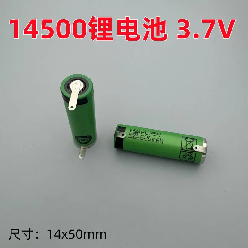 5pcs.。for Sony 14500 lithium battery 680mAh razor electric toothbrush rechargeable No. 5 battery 3.7V.。