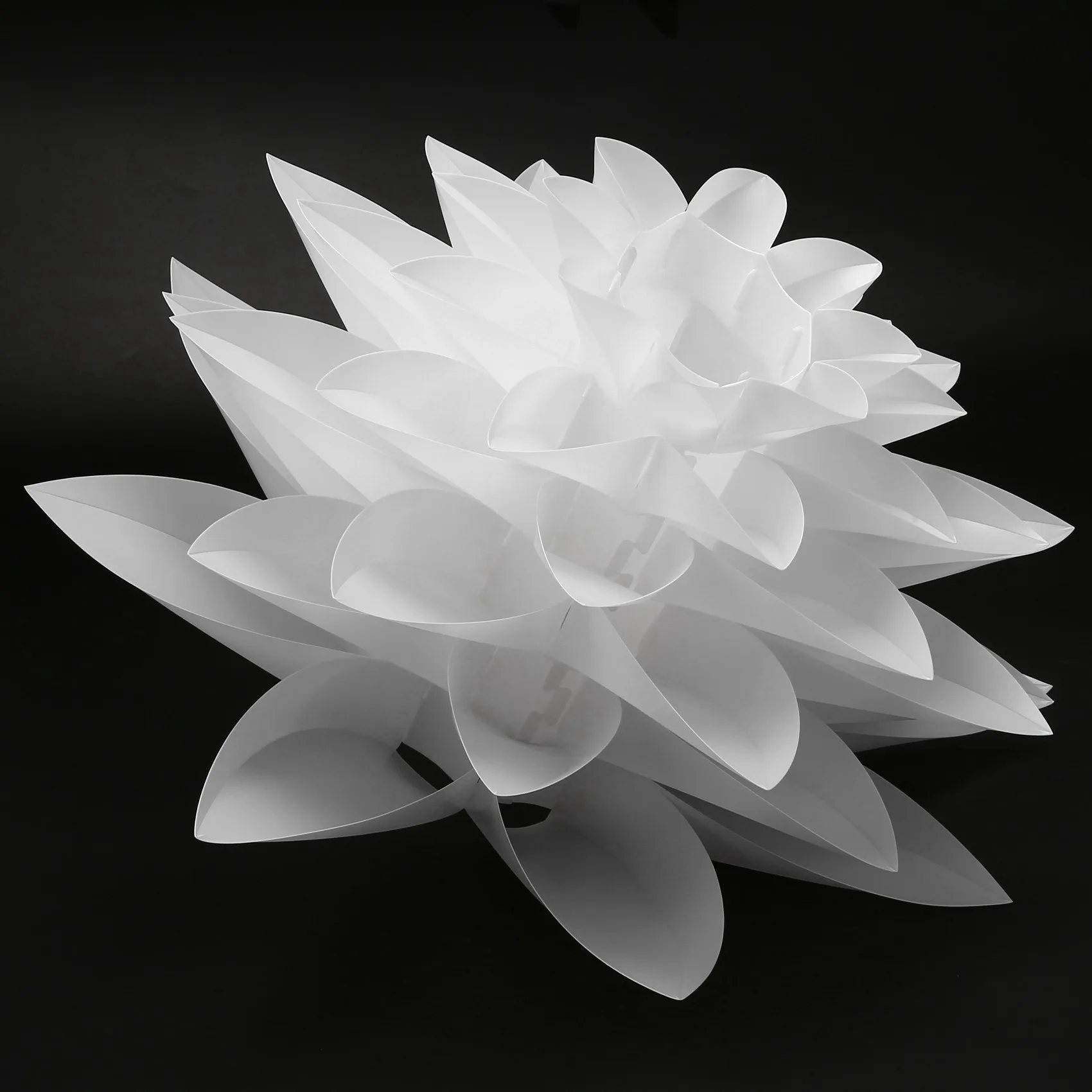 TFTP-2X Lotus Chandelier Lampshade DIY Lotus Flower Six-Layer Lamp Shade Romantic Room Pendent Lighting Cover Hotel Bar Decor