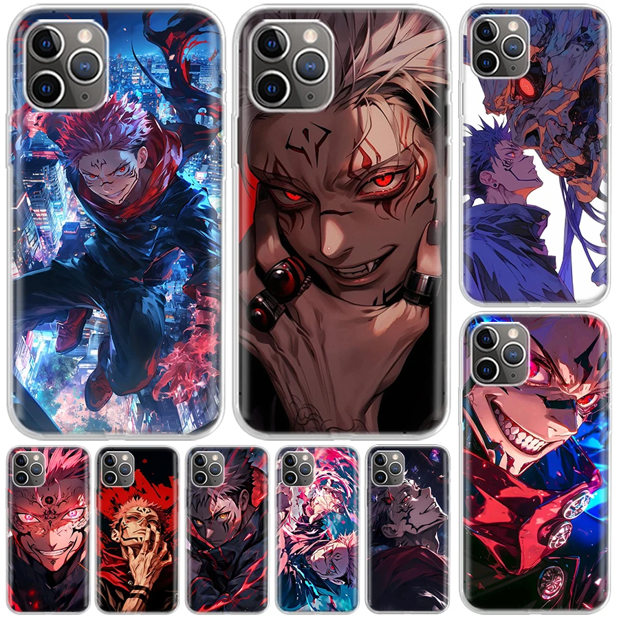 Kaisen J-Jujutsu Itadori Yuji Cover For iPhone 16 15 Pro Max 14 Plus 13 12 Mini 11 Apple Phone Case X XS XR 7 8 + Art Print Shel