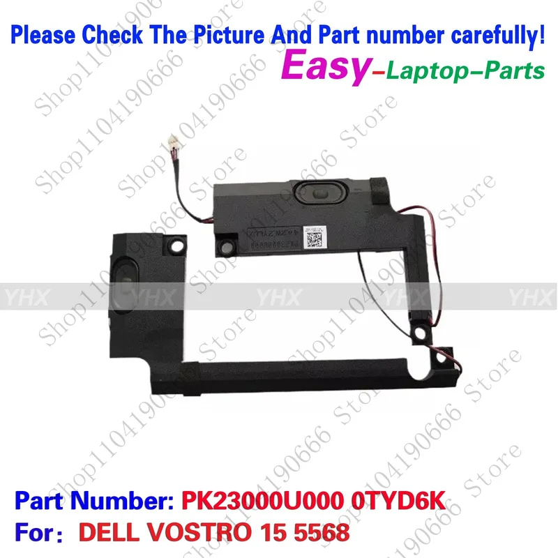 

bd New For DELL VOSTRO 15 5568 Built in Speaker PK23000U000 0TYD6K.
