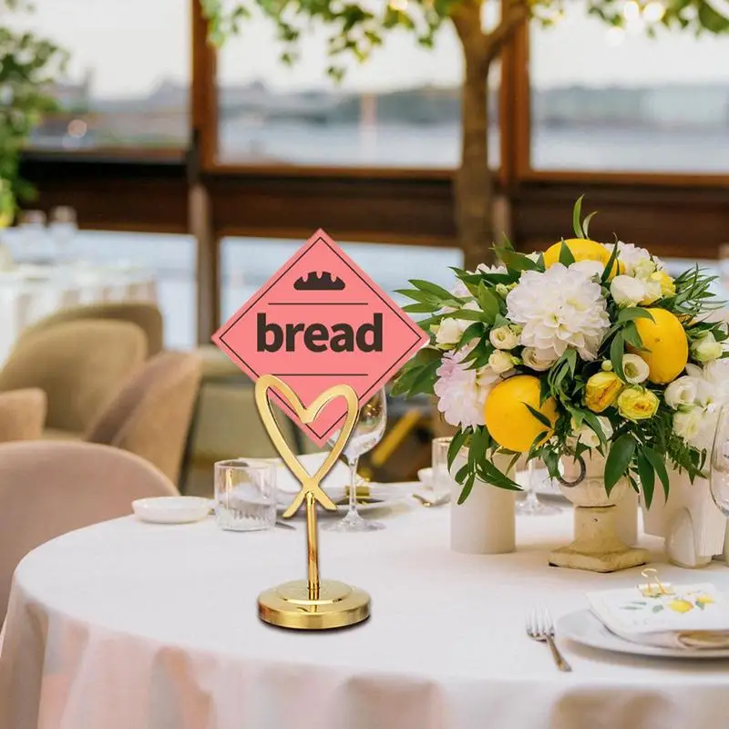 Table Card Holders Stand Sign Stand Holder For Place Cards Photo Picture Clip For Metal Name Clips Photo Picture Clip Holder For