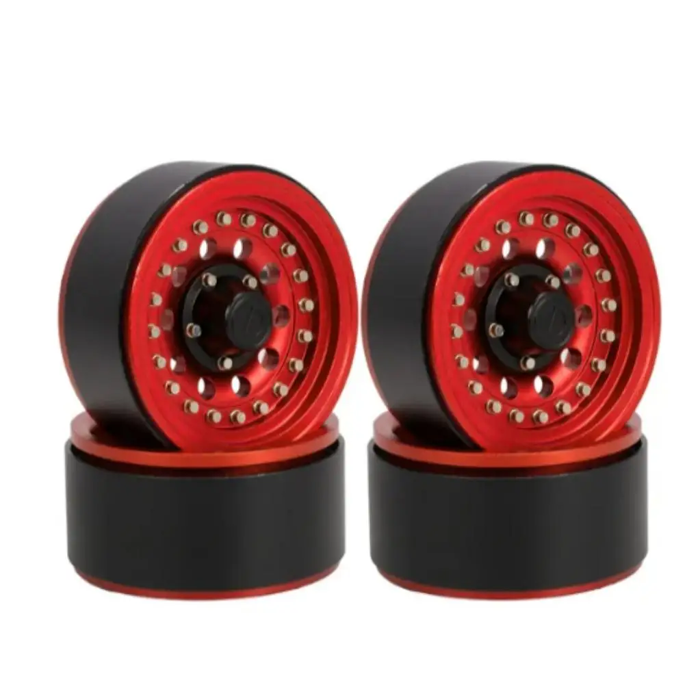 

1 10 Metal Wheel Rims Aluminum Alloy Shock-proof Rc Metal Wheel Rims For Axial SCX10 D90 TRX4 TF2 CC01 Capra