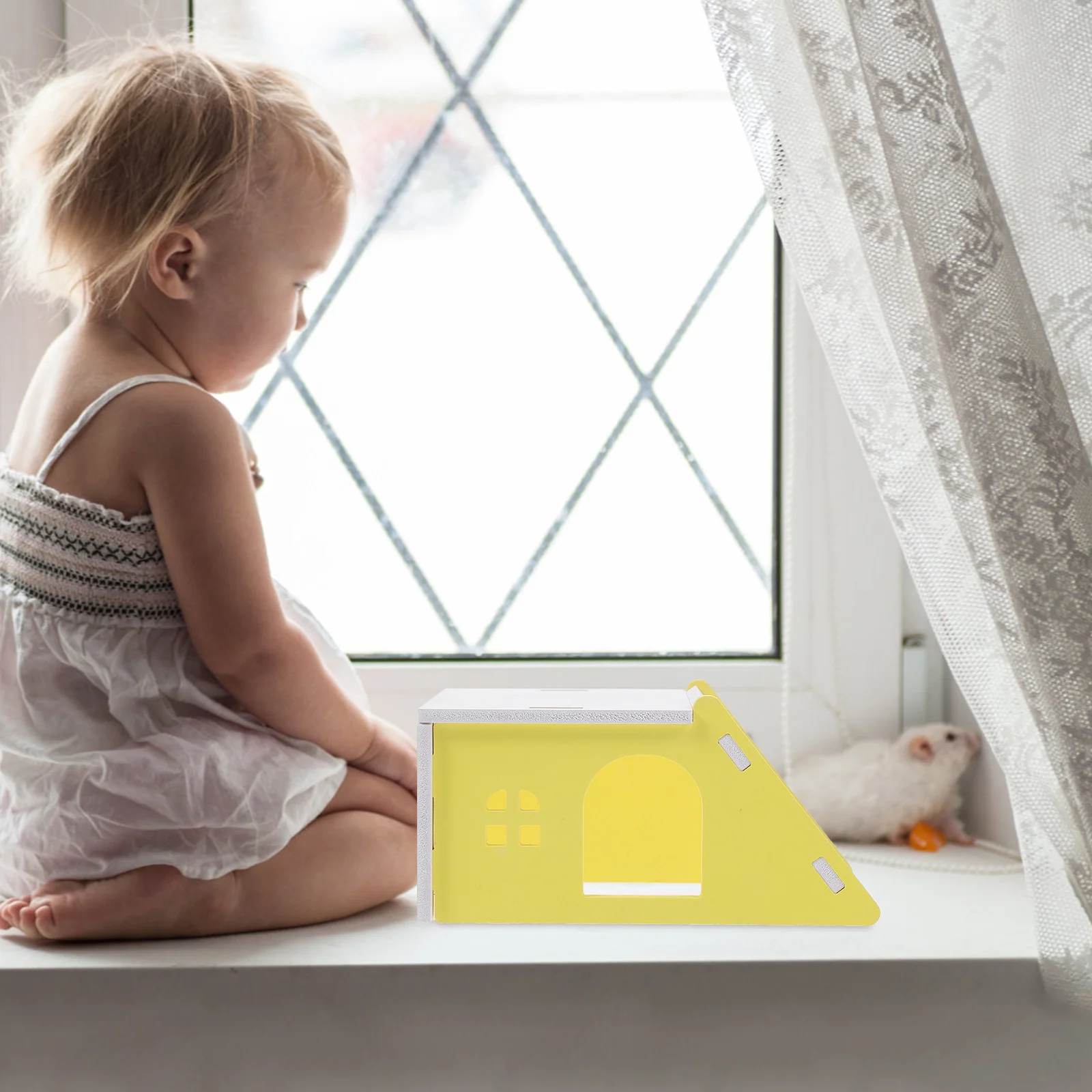 

1 set Small Animal Hut Pvc Cute Pet Hideout For Cage Cozy Resting Spot Hamster Hideaway Guinea Pig House Rat Hideout