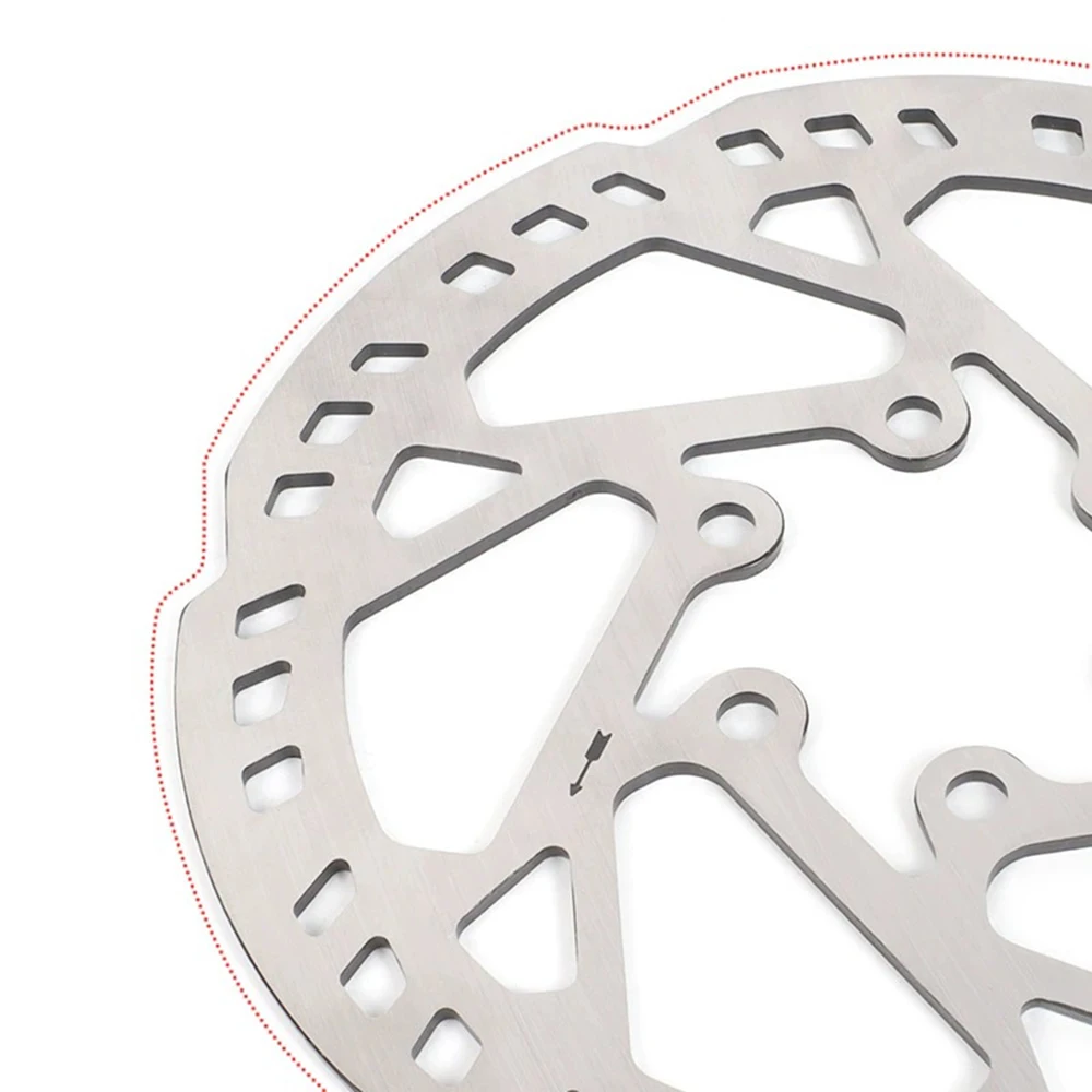 MTB E-Bike 2.3mm Disc Brake Rotor Thicken 140mm160mm 180mm 203mm 220mm H23 Super Rigidity 6 Bolt Stainless Steel Bike VS HS2 2mm image 2