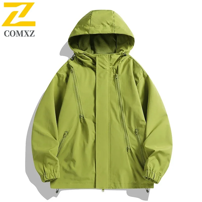 

COMXZ Minimalist Chaqueta 2025 Thin Waterproof Windproof Outdoor Running Fly Fishing Hunting Outerwear Men Clothing Jacket